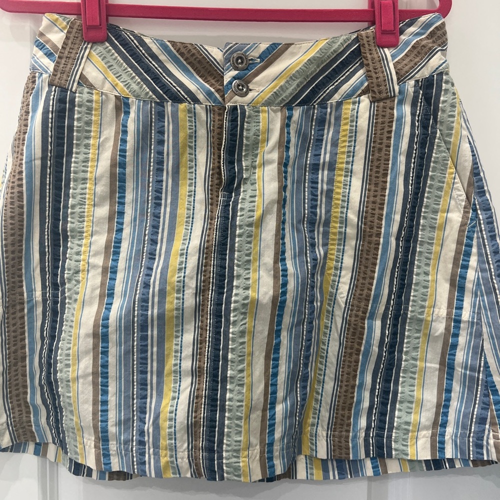 Adorable Patagonia Striped Mini Skirt Size 10